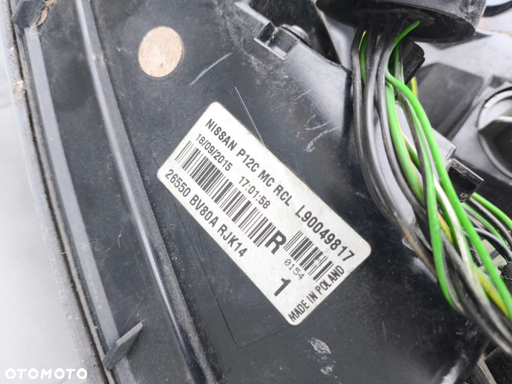 NISSAN JUKE F15 LIFT LAMPA TYLNA LEWA PRAWA 26555BV80A L90049817 L90049815 - 5