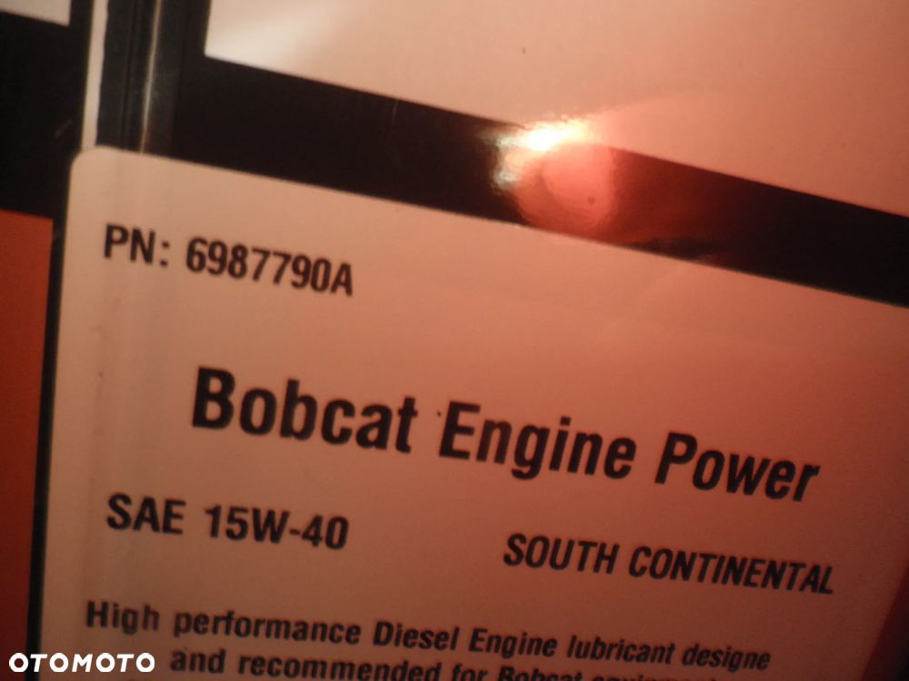 Olej silnikowy bobcat oryginal 15w40  10w30 Cat Jcb Case Bobcat Catepilar New Holland Massey Ferguson John Deere ORYGINAŁ - 6