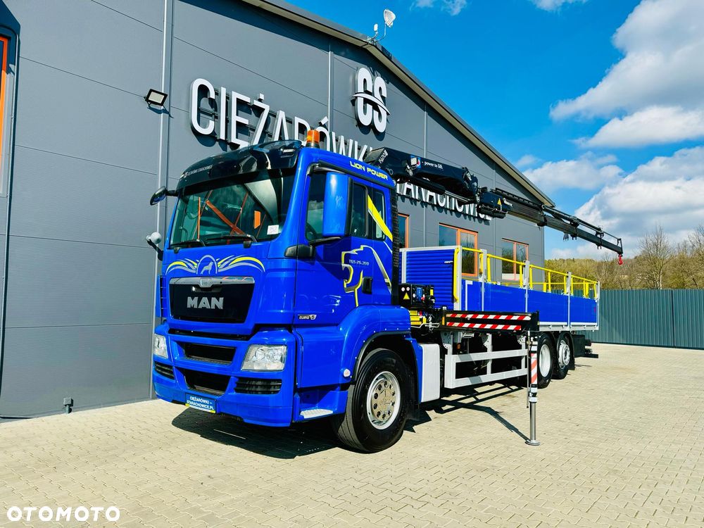 MAN TGM TGL TGS 26.360 skrzynia z żurawiem // HMF 1420 K2 12,6 m !! dzwig kran crane - 8