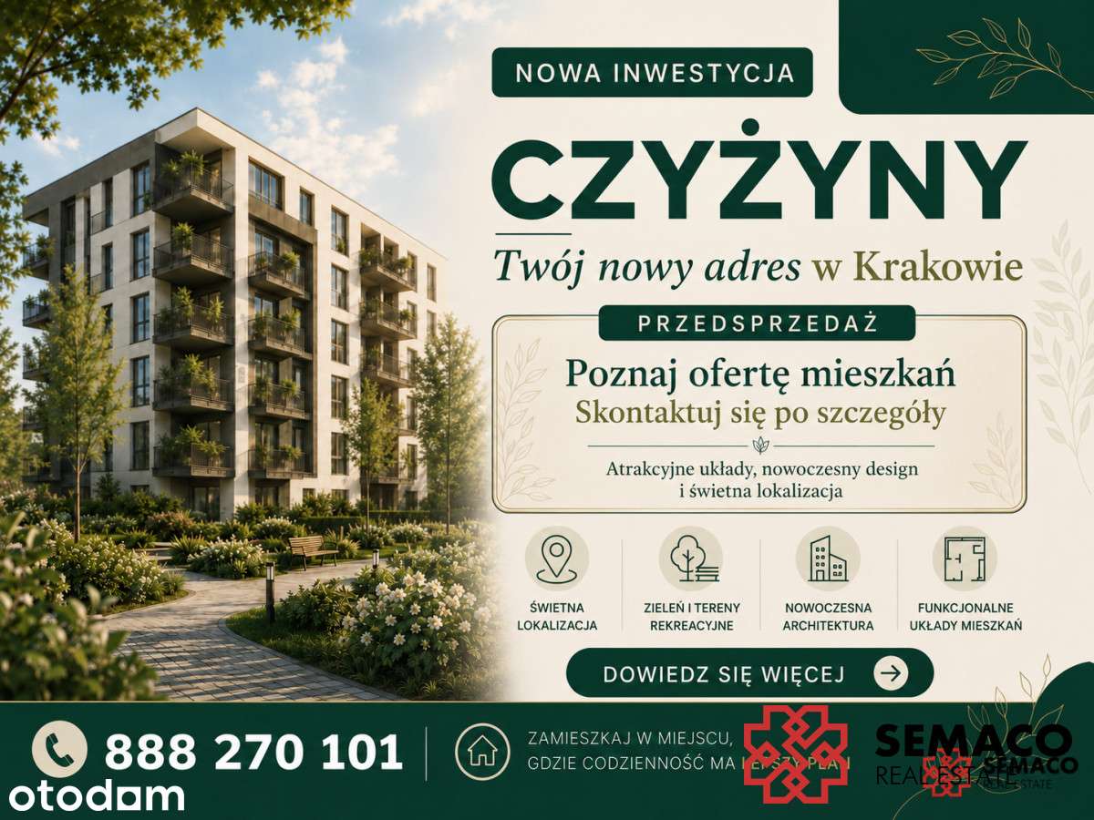 Przedsprzedaż| 4-pok mieszkanie| 101.6 m²| Czyżyny