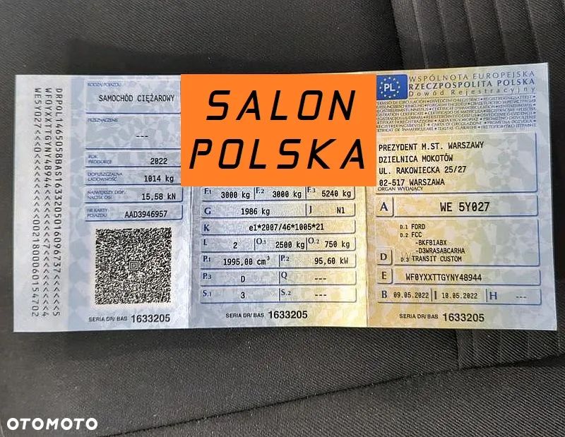 Ford CUSTOM LIMITED EDITION KOMFORT+ REF. KSENONOWE PLUS LEDOWE, NAWIGACJA, KAMERA, PARKTRONIKI, ZABUDOWA SERWIS, WARSZTAT, WINDA - RAMPA NAJAZD TRANSPORTOWY - 18