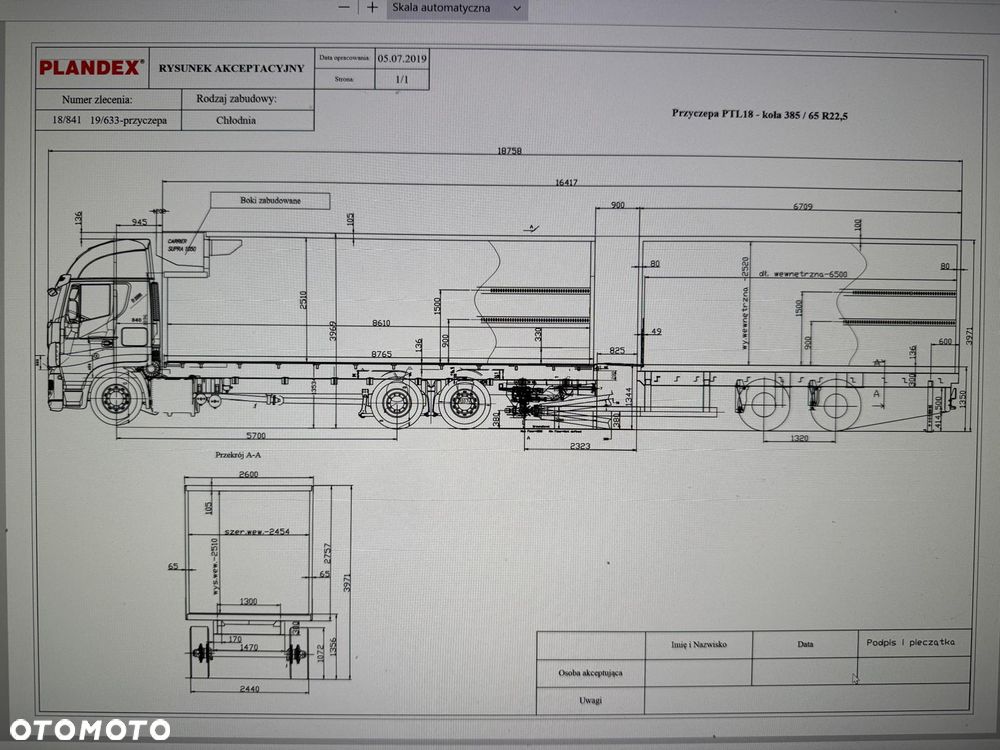 Plandex PRZYCZEPA TANDEM PRZEJAZDOWY - 17