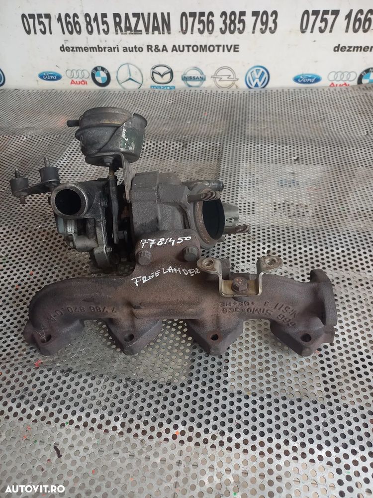 Turbo Turbina Land Rover Freelander 1 2.0 Tdi Diesel Cod  An 1998-1999-2000-2001-2002-2003-2004-200 - 2