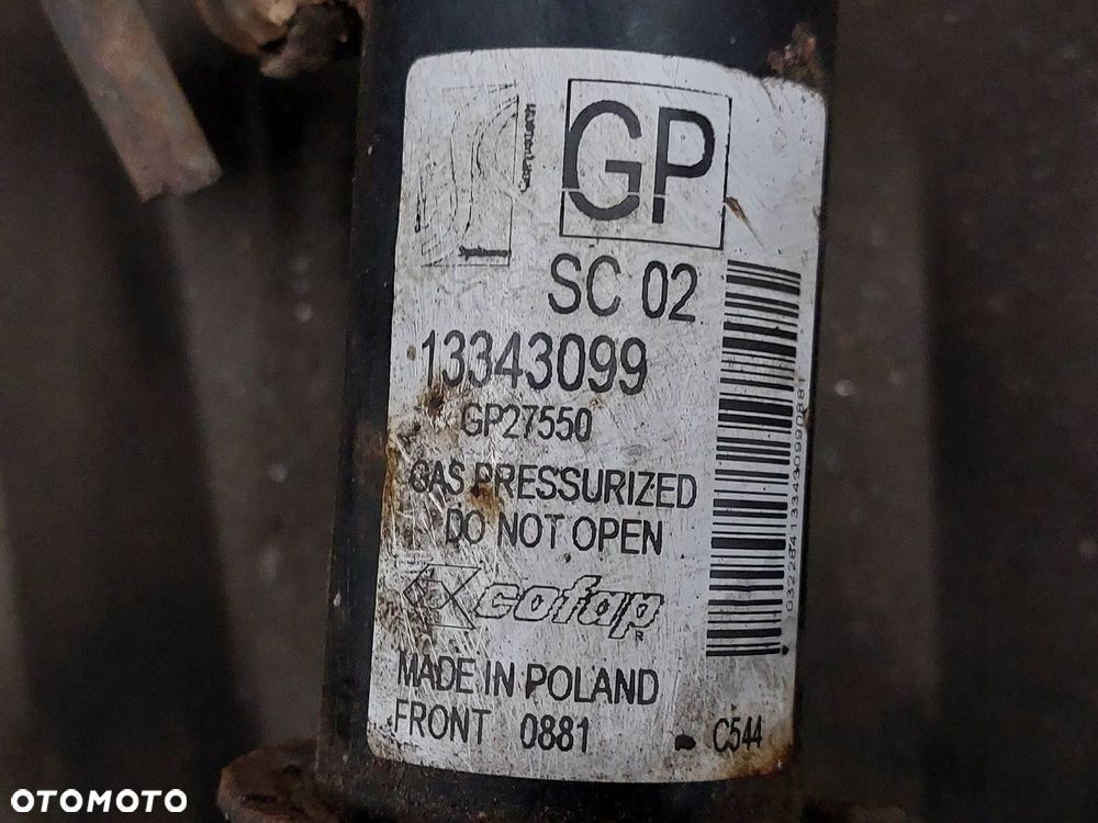 AMORTYZATOR SPRĘŻYNA ZWROTNICA LEWY PRAWY PRZÓD OPEL CORSA D 1.3 CDTI - 7