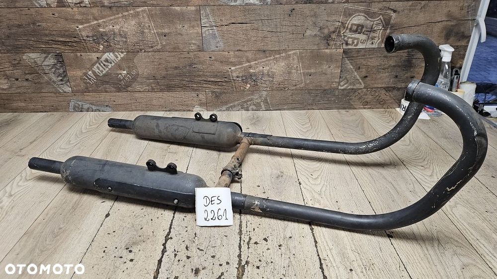 Tłumik kolektor lewy + prawy Kawasaki W800 - 1