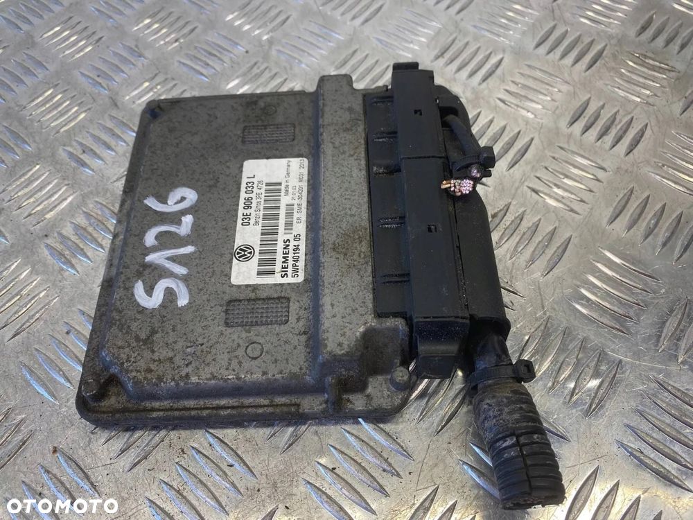 STEROWNIK MODUŁ KOMPUTER SILNIKA VW POLO V 6R 03E906033L 5WP4019405 - 1