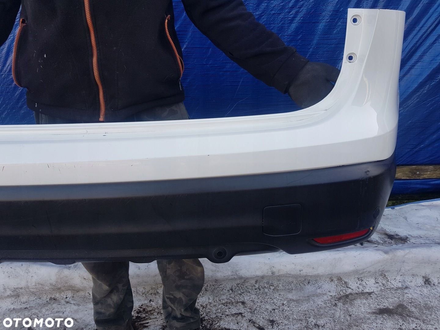 ZDERZAK TYŁ TYLNY NISSAN QASHQAI II PDC KOMPLETNY - 5