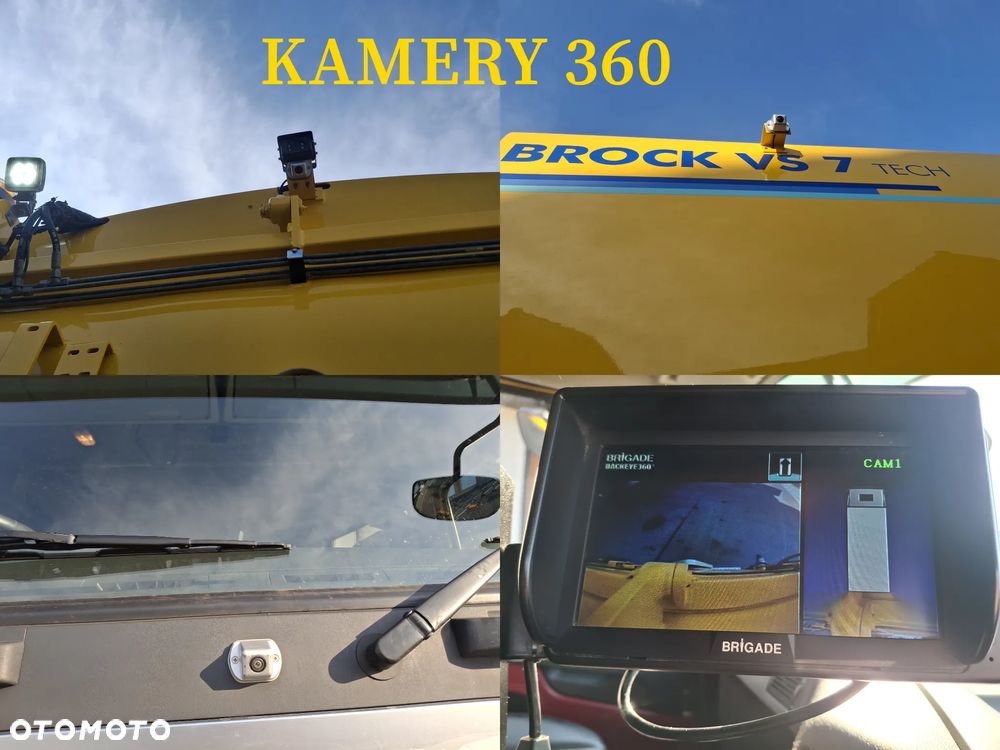 Volvo FMX 420 Zamiatarka BROCK VS 7 TECH Euro 6 PM2.5/10 Karcher 100 BAR Listwy Ciśnieniowe Mycie Asfaltu W Szerokim Zakresie Szczotki L/R 2145 MTH Kamery 360 2021R Dodatkowy Zbiornik Wody Webasto - 13