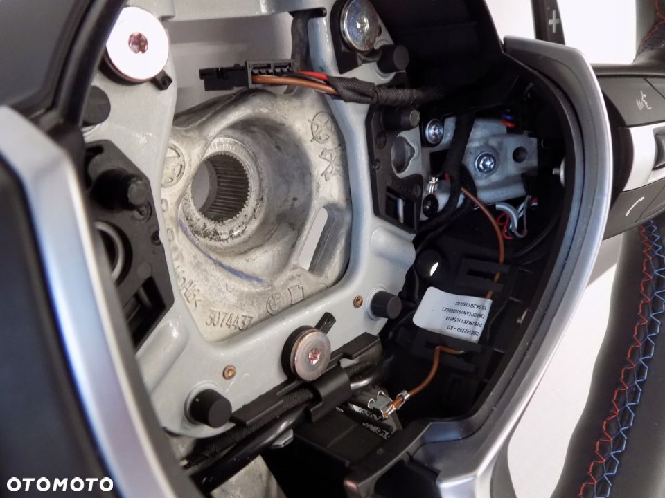 BMW F80 F82 F87 KIEROWNICA SKÓRA ŁOPATKI M PAKIET - 5