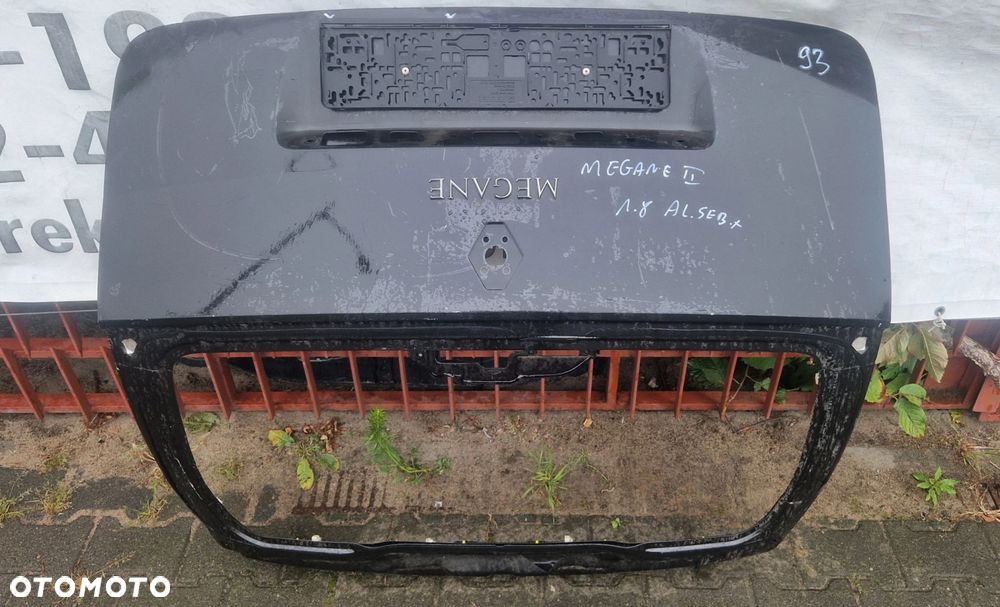 Klapa Tył Pokrywa Bagażnika Renault Megane II 2 2002-2009r - 1