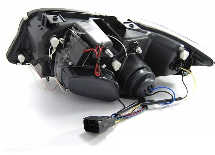 Lampy Reflektory Do BMW E90/E91 OD 2005 DO 2008 Roku BIAŁE RINGI CCFL - 5