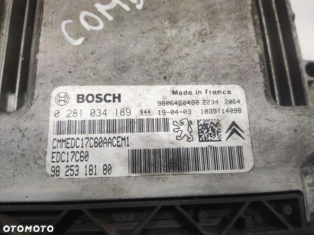 STEROWNIK KOMPUTER SILNIKA OPEL COMBO E 1.6 CDTI 2018-2023 9825318180 - 4