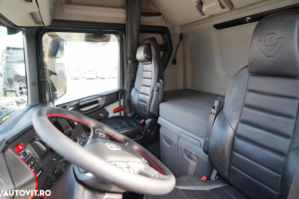 Scania S 580 / V8 / RETARDER / I-PARK COOL / FULL AIRMATIC / JANTE DIN ALIAJ / PIELE / ANVELOPE 100% / - 25