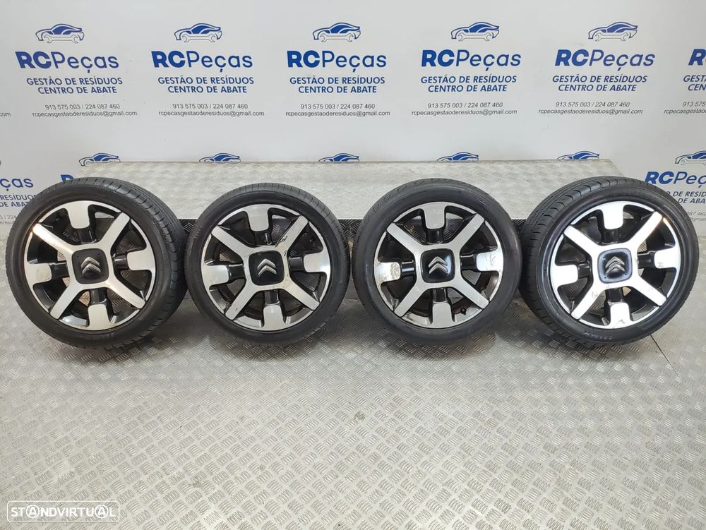 Conjunto jantes 17 originais Citroen C4 Cactus 6,5J ET19 4x108 - 9
