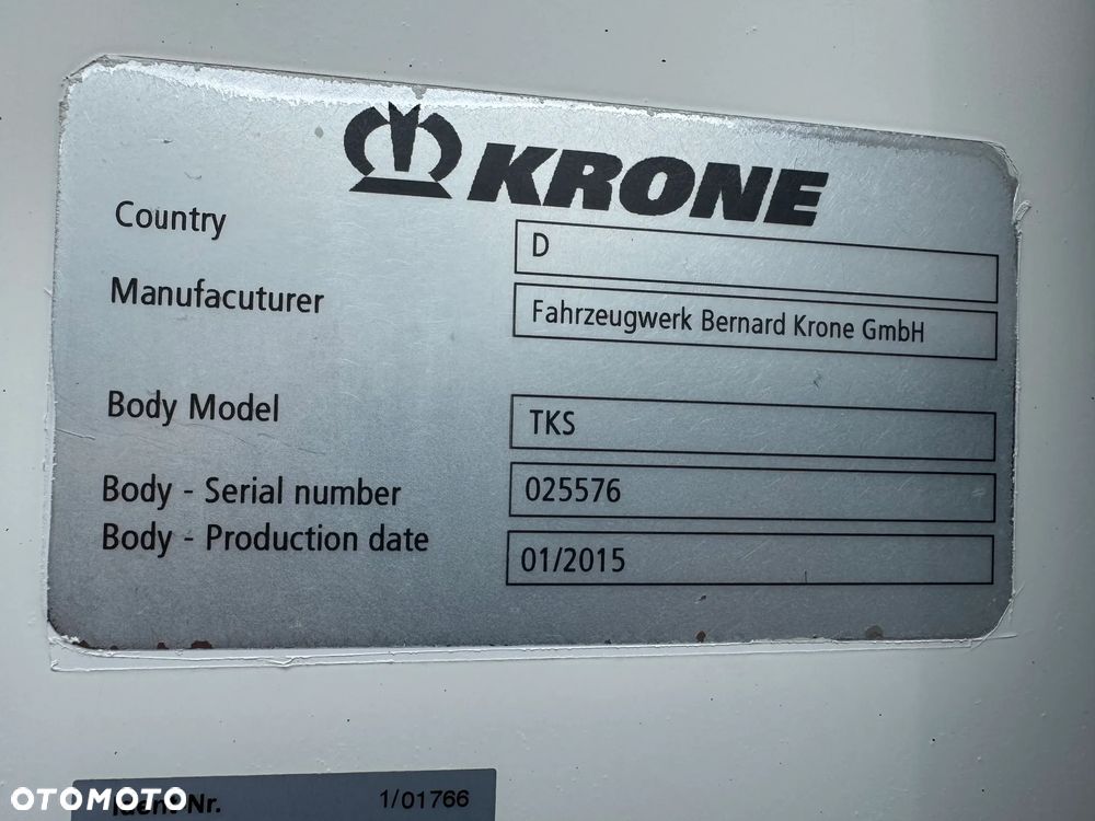 Krone Chłodnia ,Multitemp. Carrier Vector 1950Mt, SAF - 35