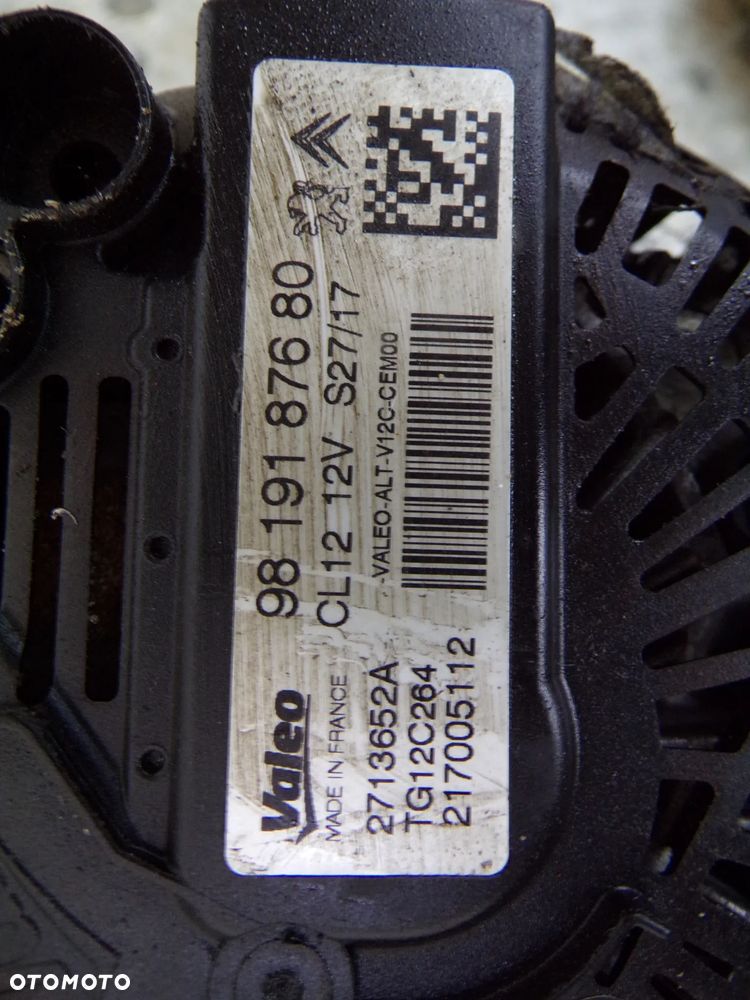 ALTERNATOR CITROEN BERLINGO III 9819187680 - 4