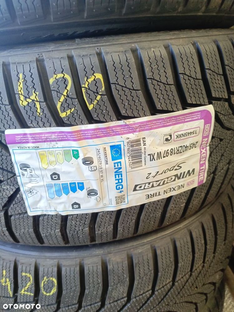 Nowe opony zimowe 245/40/18 Nexen 4 sztuki 2025r - 3