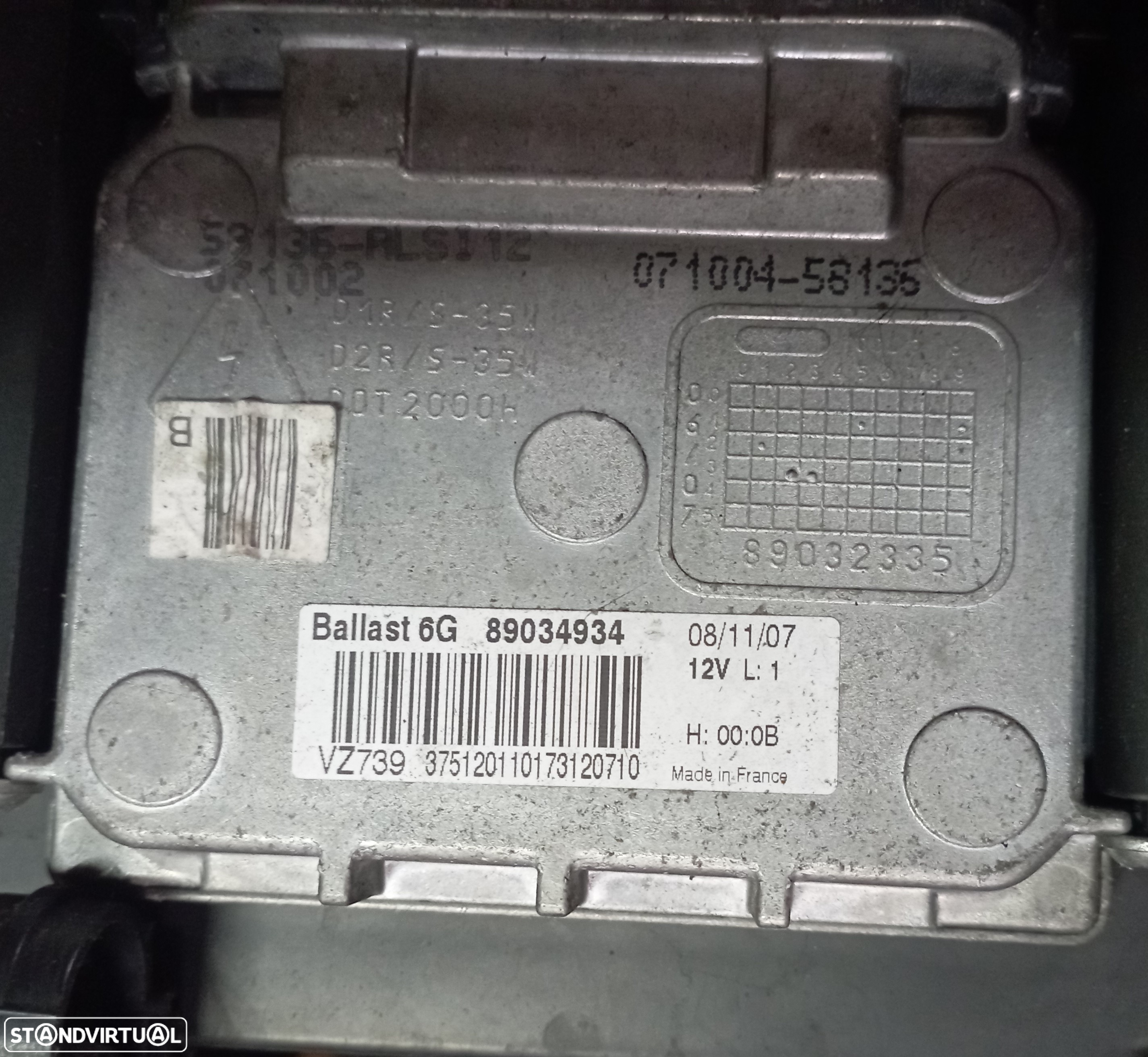 Optica Direita Renault Laguna III 2008 Ref. 260100035R / 89901837 / 89034934 - 6