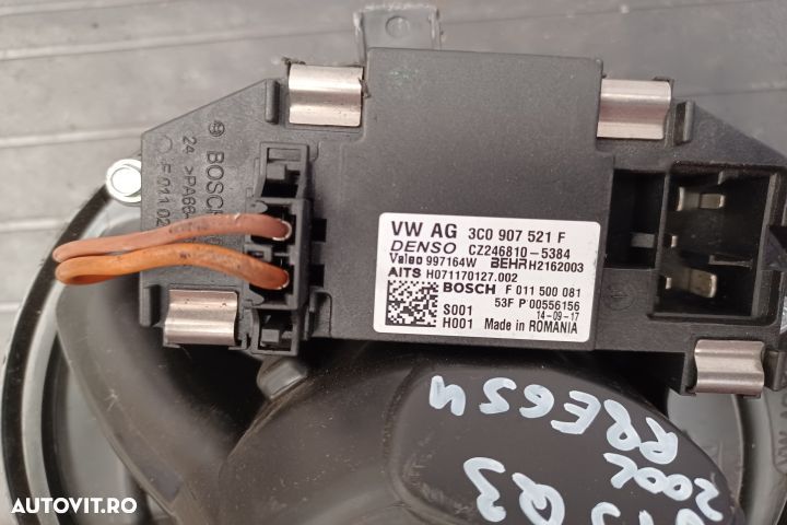 Ventilator aeroterma 1K1820015L 1K1820015L Audi Q3 8U [2011 - 2014] C - 4