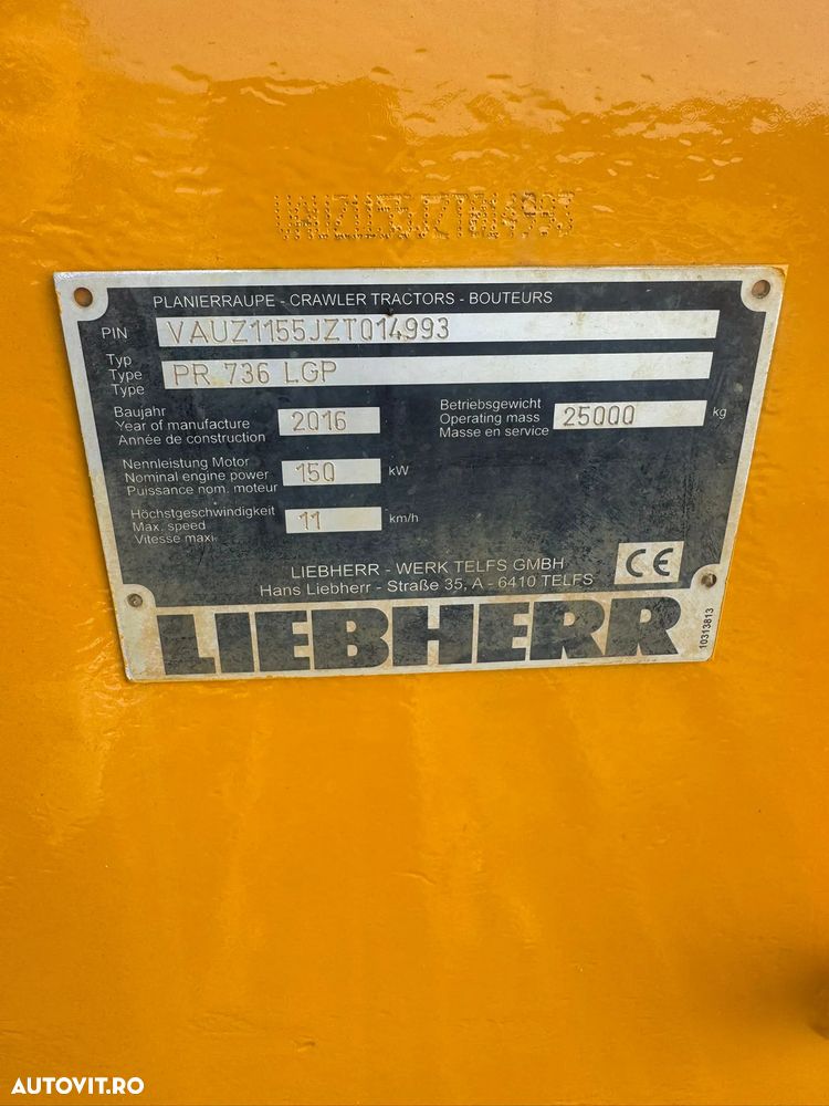 Buldozer Liebherr PR 736 LGP, PR736 - 5