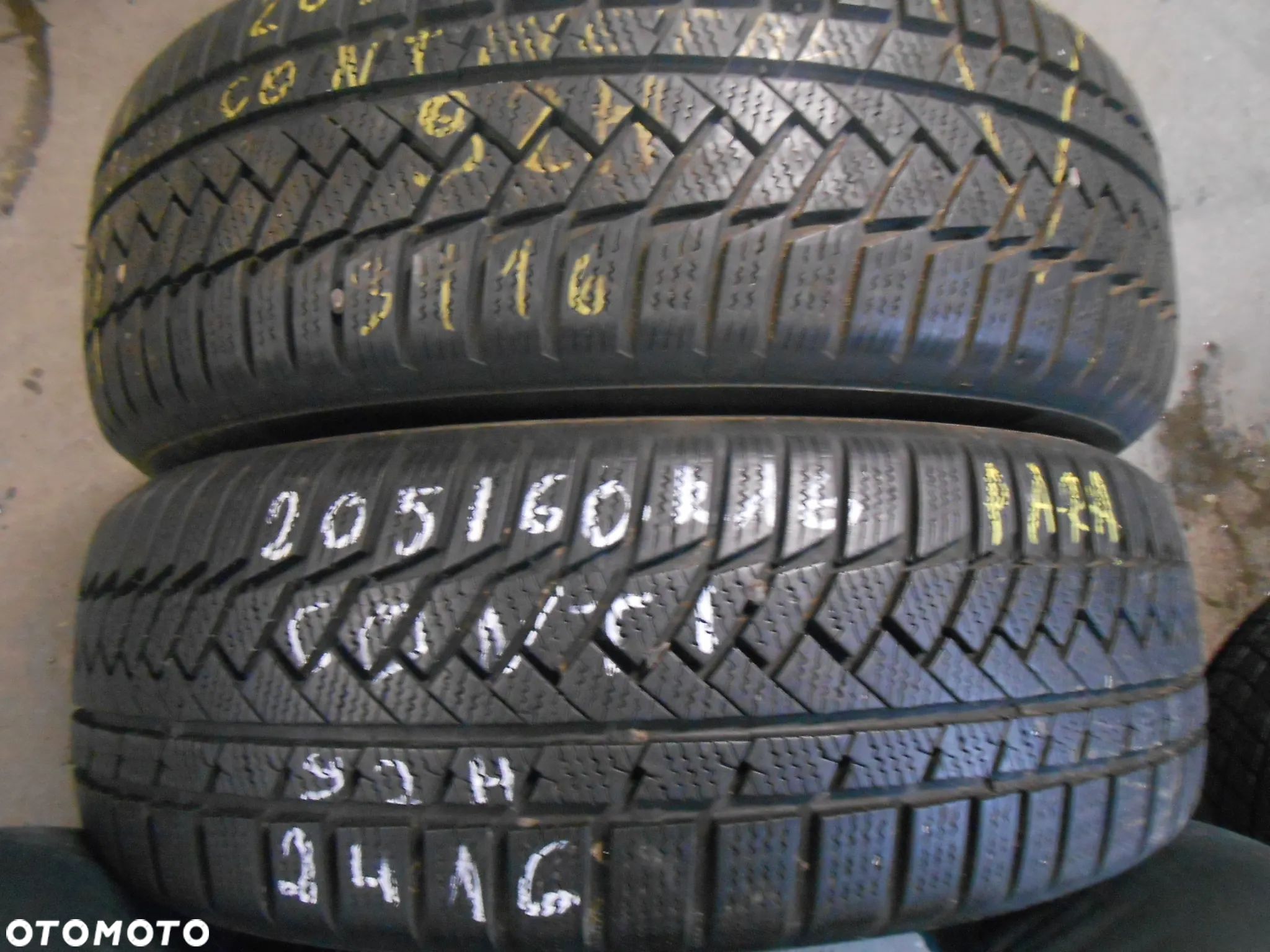 OPONY 205/60R16 CONTINENTAL WINTER CONTACT TS 850 P  DOT 3116 7,8MM - 1