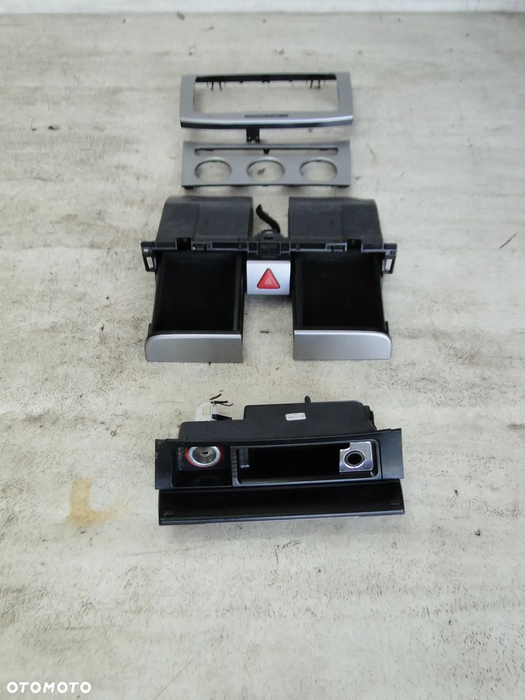 VW PASSAT B6 SCHOWEK DESKI KONSOLI SZUFLADA POPIELNICZKA OSŁONA RADIA PANELU NAWIEWU DEKOR EUROPA - 2