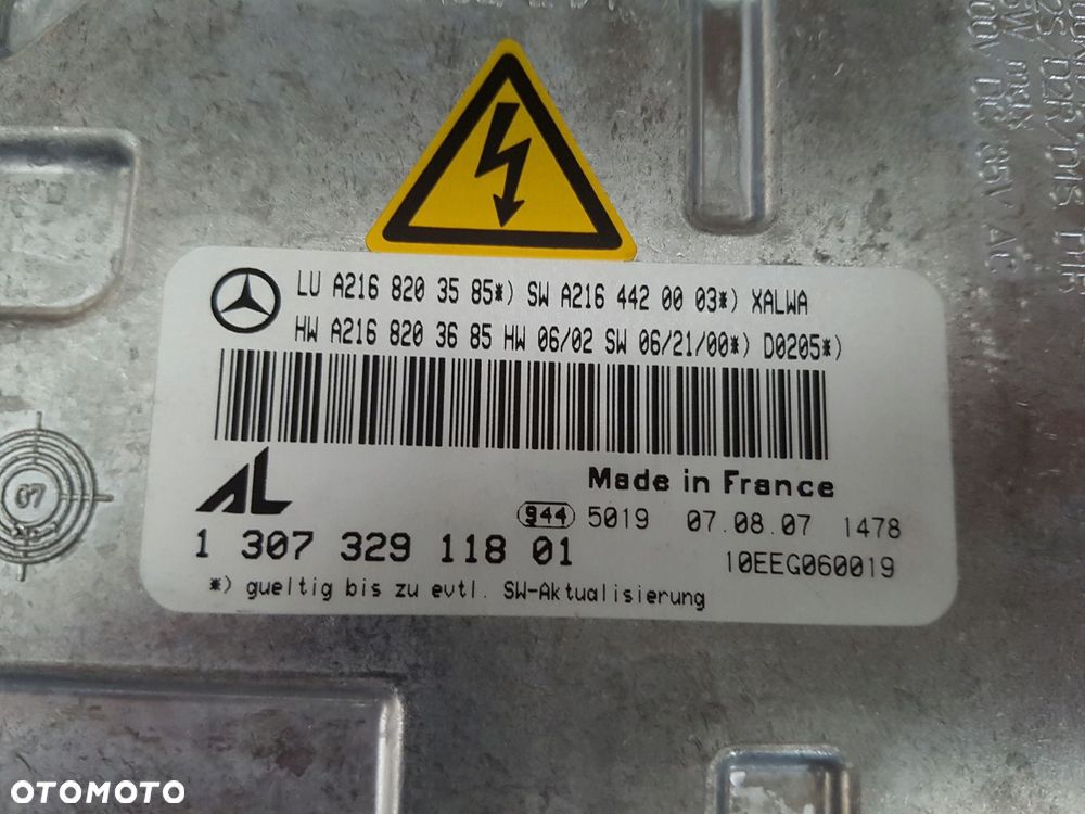 mercedes moduł przetwornica a2168203585 130732911801 - 3
