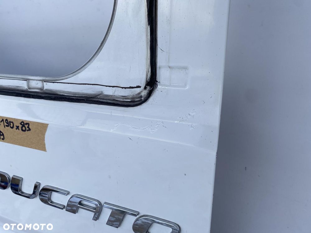 DUCATO JUMPER BOXER 06- DRZWI TYLNE PRAWE POD SZYBĘ H2 190cm BIAŁE 249 - 9