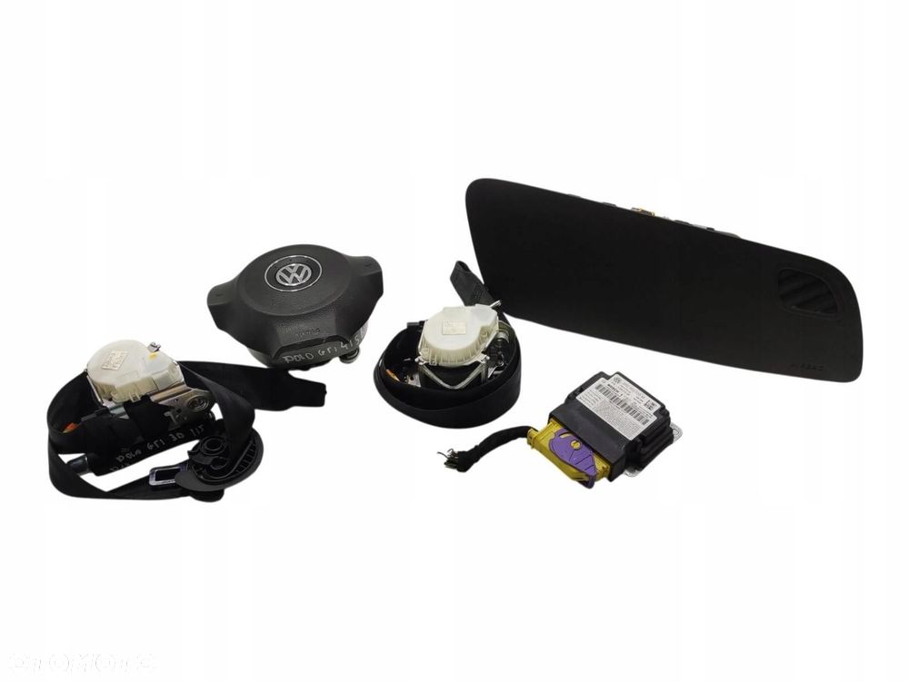 PODUSZKA PODUSZKI AIR-BAG PASY SENSOR VOLKSWAGEN POLO V 6R 2009-2013 EUROPA - 1