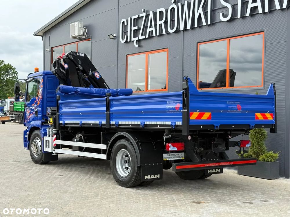MAN TGM TGL TGS 18.250 // E6 // wywrotka + HDS HMF z pilotem // 4x2 // budowlanka // kiper wywrot żuraw dzwig kran crane - 7