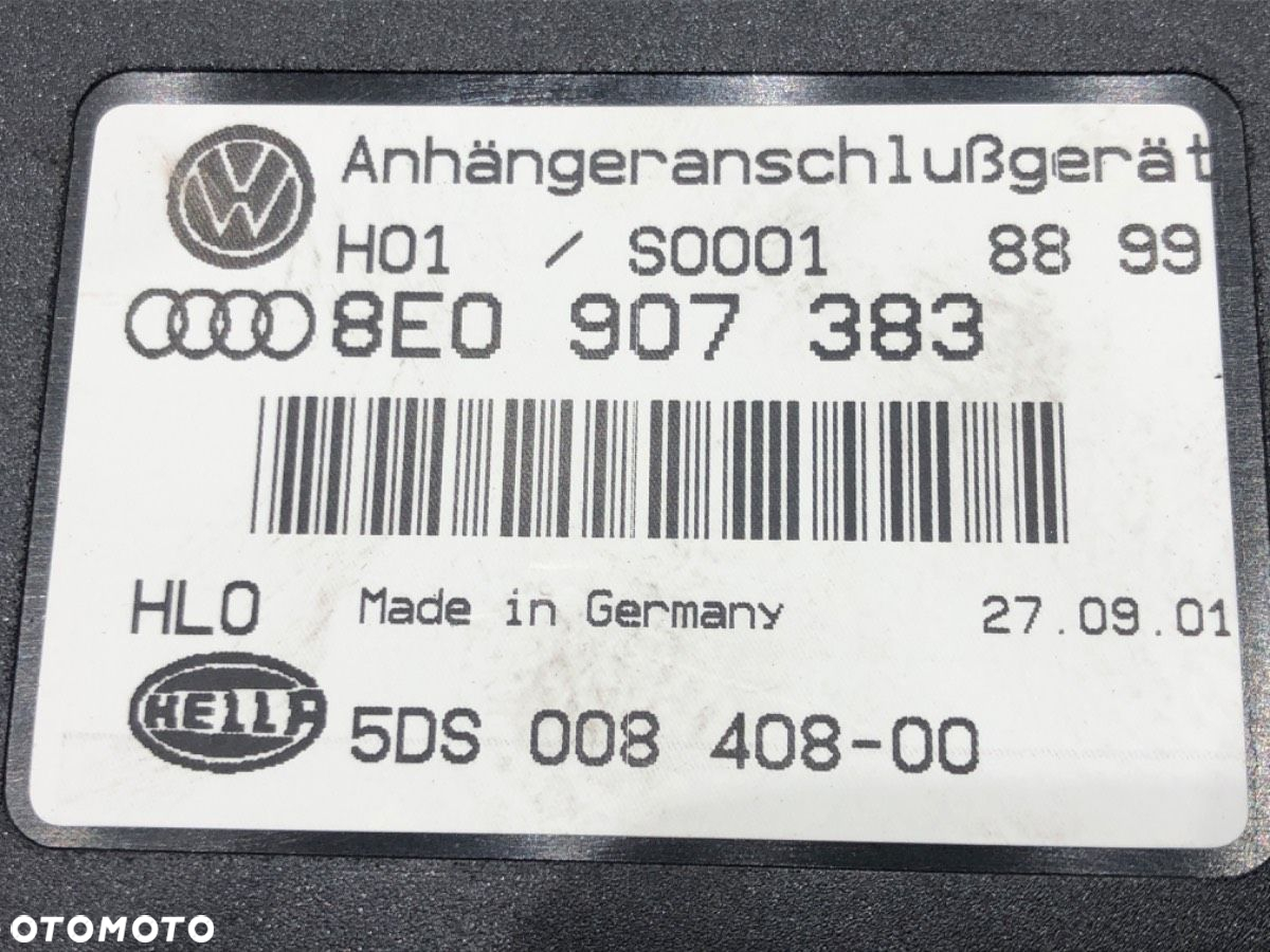 MODUŁ HAKA - 86.00 PLN - AUDI A4 B6 (8E2) 2000 - 2005 2.0 96 kW [130 KM] benzyna 2000 - 2004 - 4