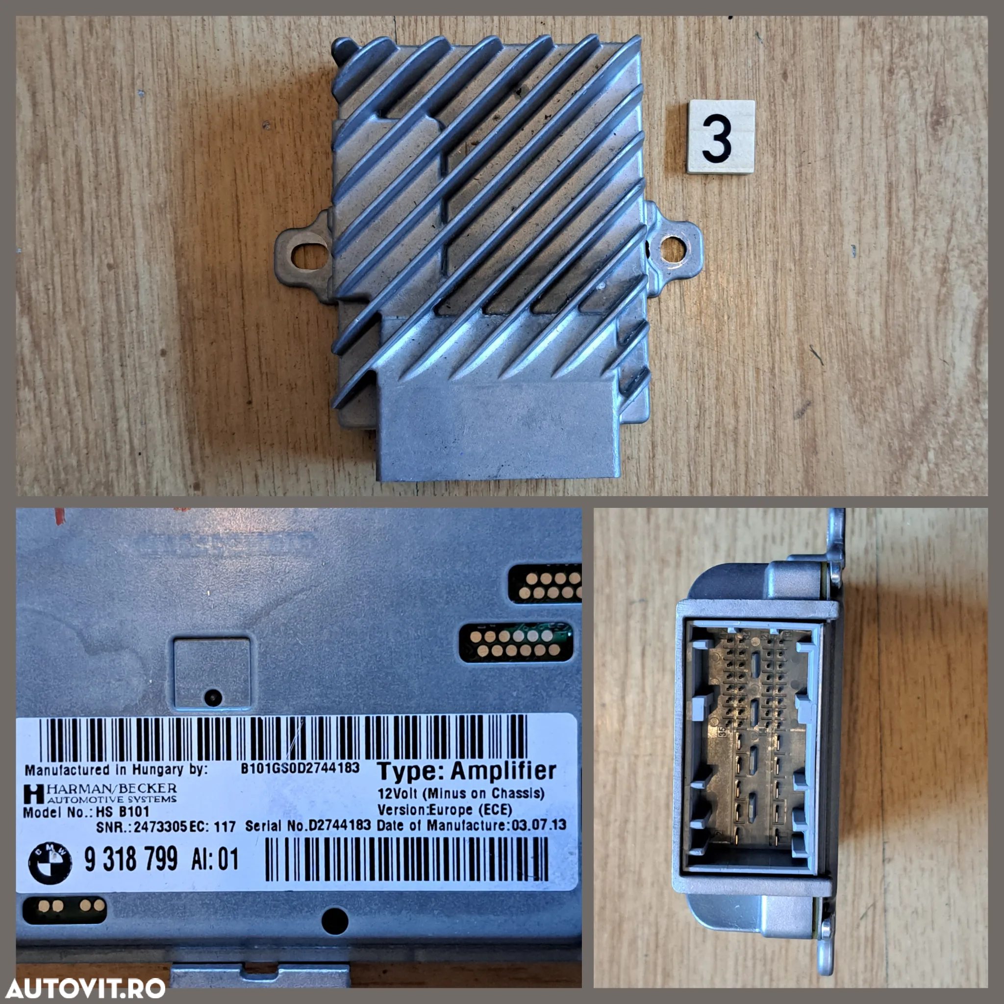 Unitate modul navigatie mica CIC DVD audio player spate amplificator audio f20 f22 f30 f32 f07 f10 f11 f35 f01 f02 f15 f85 f16 f86 - 6