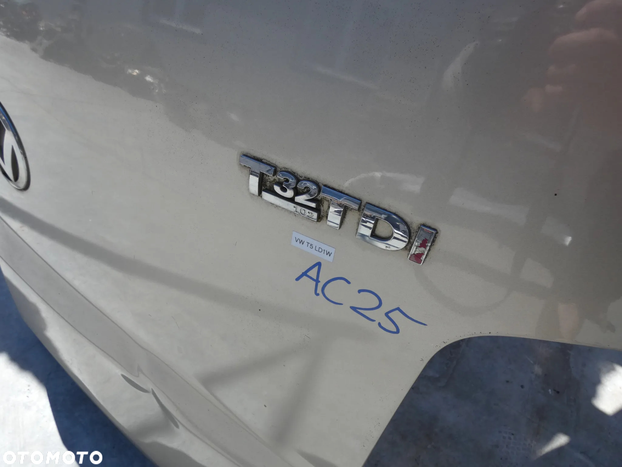VW T5 TRANSPORTER DRZWI SKRZYDŁOWE PRAWE TYŁ TYLNE BAGAŻNIKA LD1W GORLICE AC25 - 12