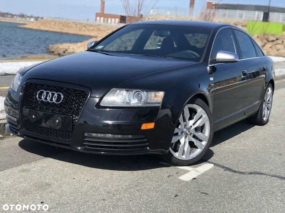 Przednia Atrapa Chłodnicy Audi A6 C6 2004-2011 PDC Czarny Połysk - 5