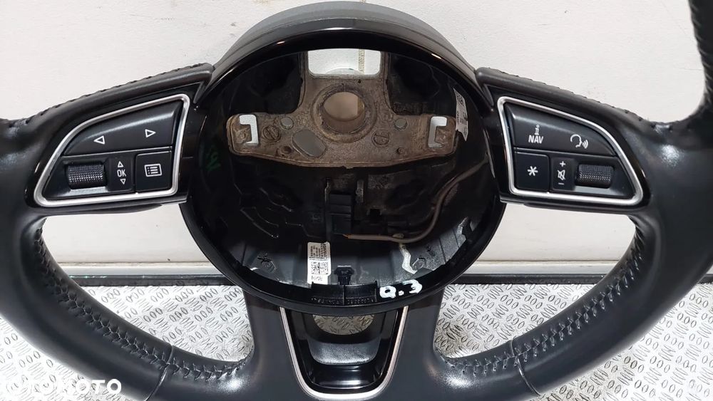 Kierownica multifunkcyjna skóra oryginał Audi Q3 R 2018 nr 8U0419091AL - 5