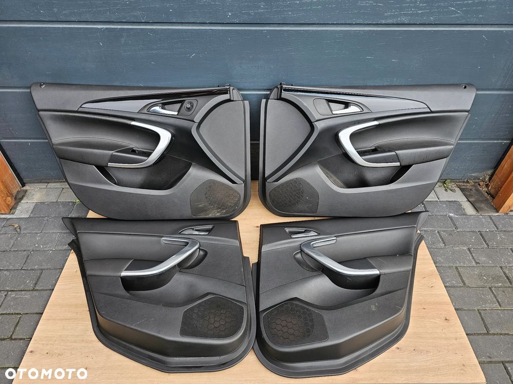 FOTELE KANAPA PÓŁ SKÓRA GRZANE BOCZKI OPEL INSIGNIA A HATCHBACK SEDAN KOMBI EUROPA - 19