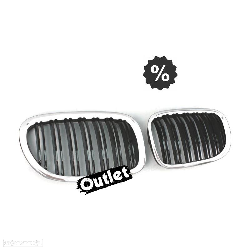 R148455C1 GRELHA FRONTAL BMW SERIE 7 F01 09-15 LOOK M CROMADO - 6