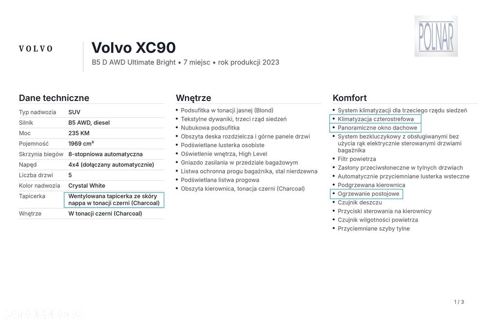 Volvo XC 90 B5 D AWD Ultimate Bright 7os - 32