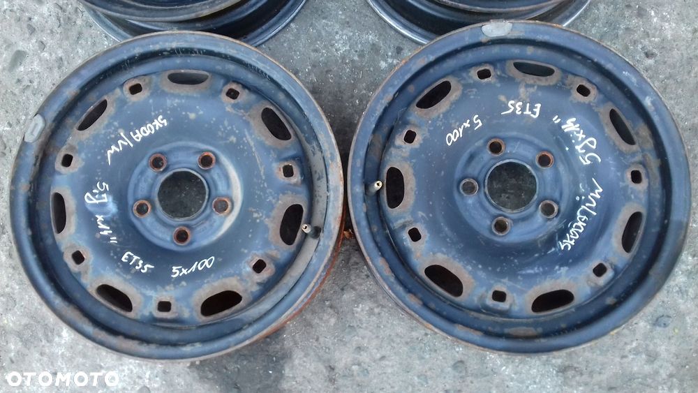 felga felgi stalowe skoda vw 5jx14'' 5x100 et35 - 2