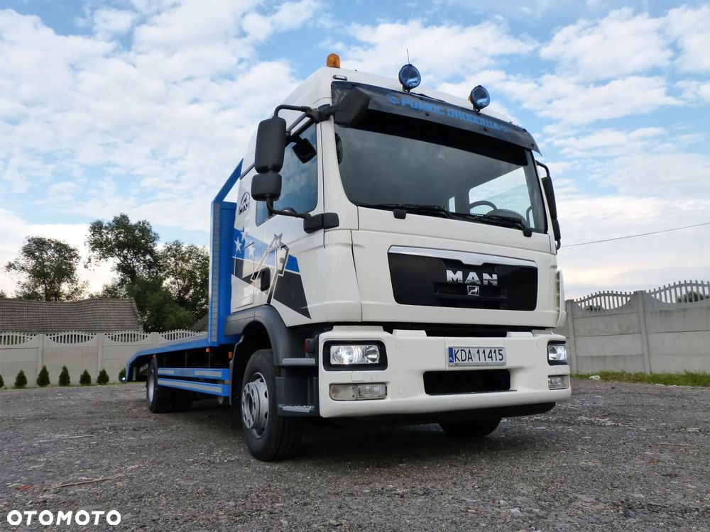 MAN TGM 15.290 POMOC DROGOWA AUTOLAWETA SPECJALNY EURO 5 DMC 15.500 KG ŁADOWNOŚĆ 9.000 KG XENON - 11