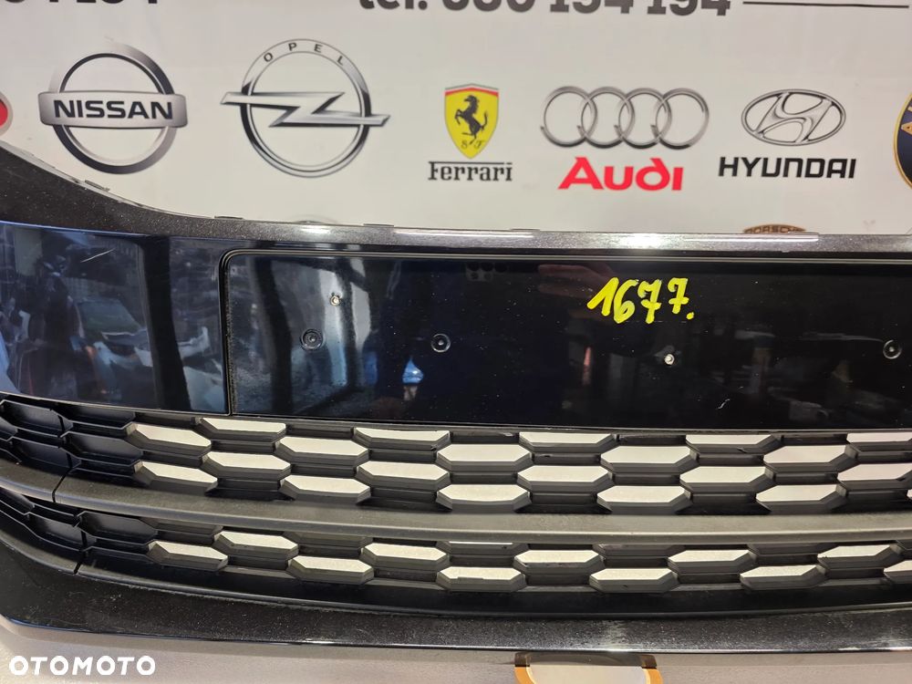 SKODA OCTAVIA 3 III LIFT 16- 5E0 ZDERZAK PRZEDNI PRZÓD NA SPRYSKI , BEZ PDC + KOMPLET KRATEK , NR 5E0807221N , NR AUKCJI NZ1677 - 13