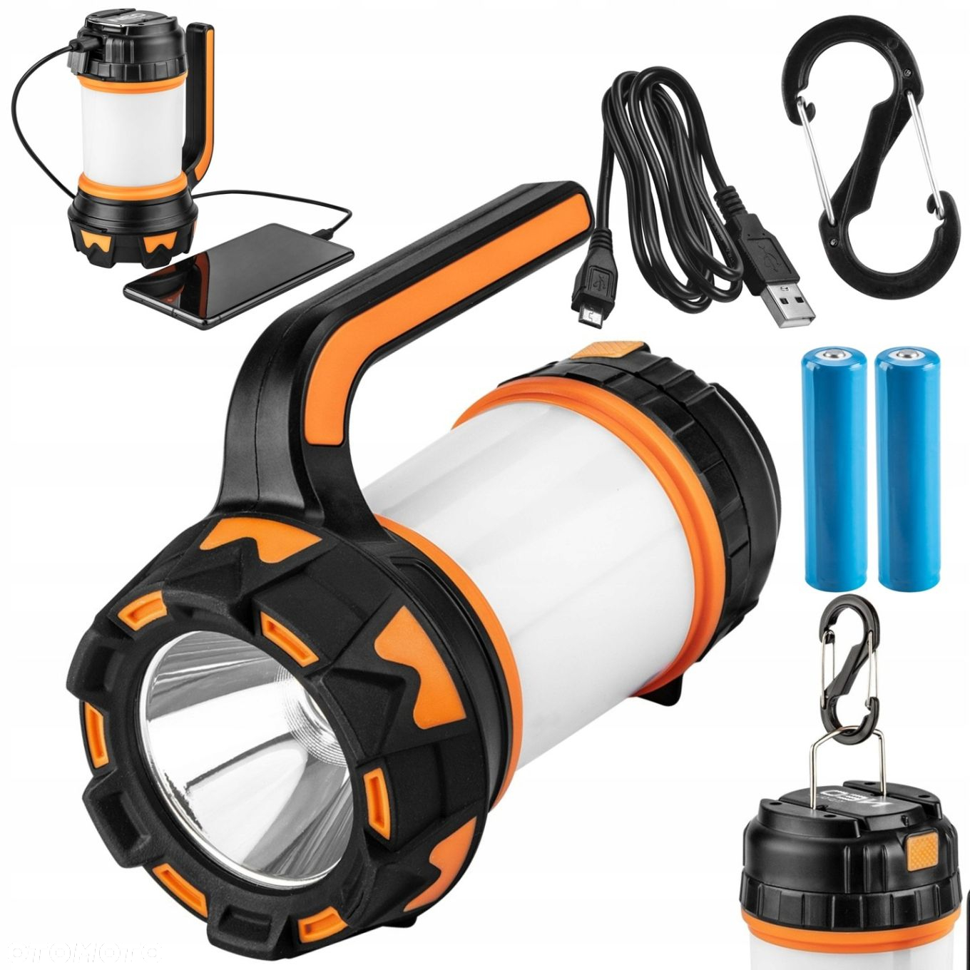 NEO LATARKA BIWAKOWA SZPERACZ LAMPA AKUMULATOROWA LED POWERBANK 99-031 - 14