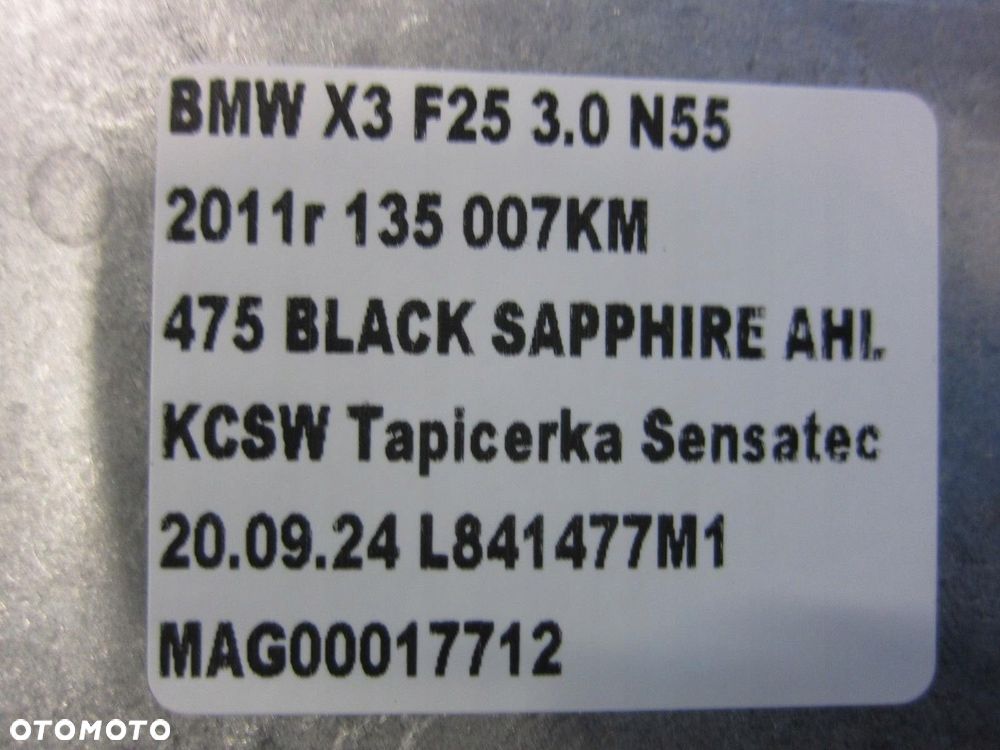 BMW X3 F25 F01 F10 F30 MODUŁ STEROWNIK KAMERY COFANIA 9240984 66539240984 - 6