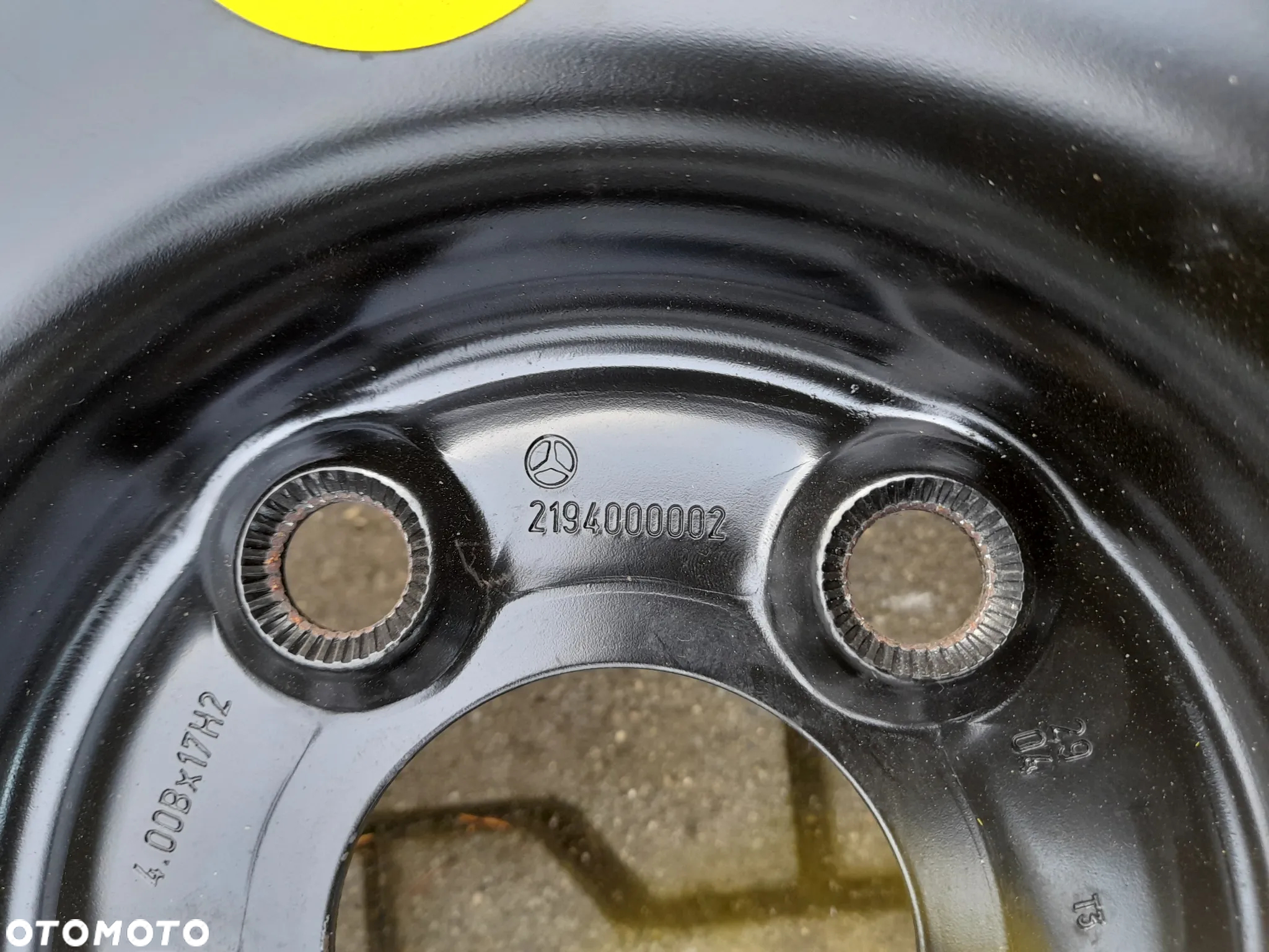 Koło dojazdowe Mercedes Audi 17" A2194000002 Pirelli - 3