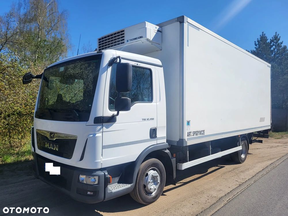 MAN TGL 12.190 Izoterma 2017r Chłodnia Mroźnia agregat 2x parownik poduszki KLIMA - 16