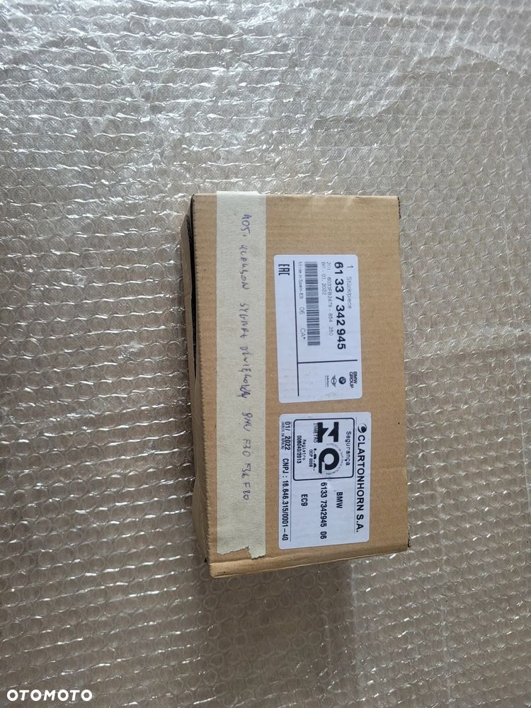 Klakson Sygnał Dźwiękowy BMW F30 F36 F80 61337342945 Nowy - 5