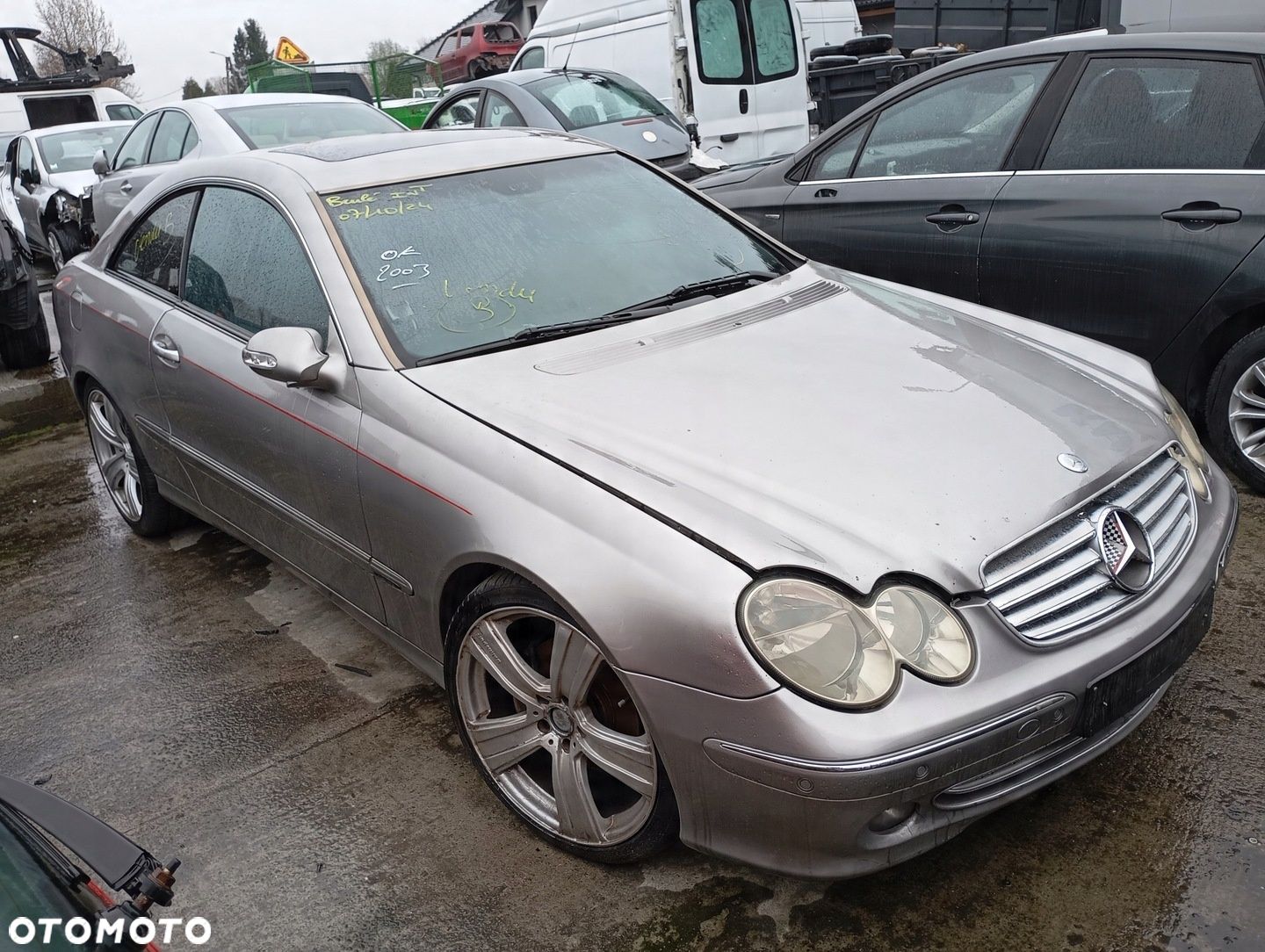 MERCEDES CLK C209 W209 A209 LUSTERKO PRAWE SREBRNE 723 11PIN EU EUROPA - 1