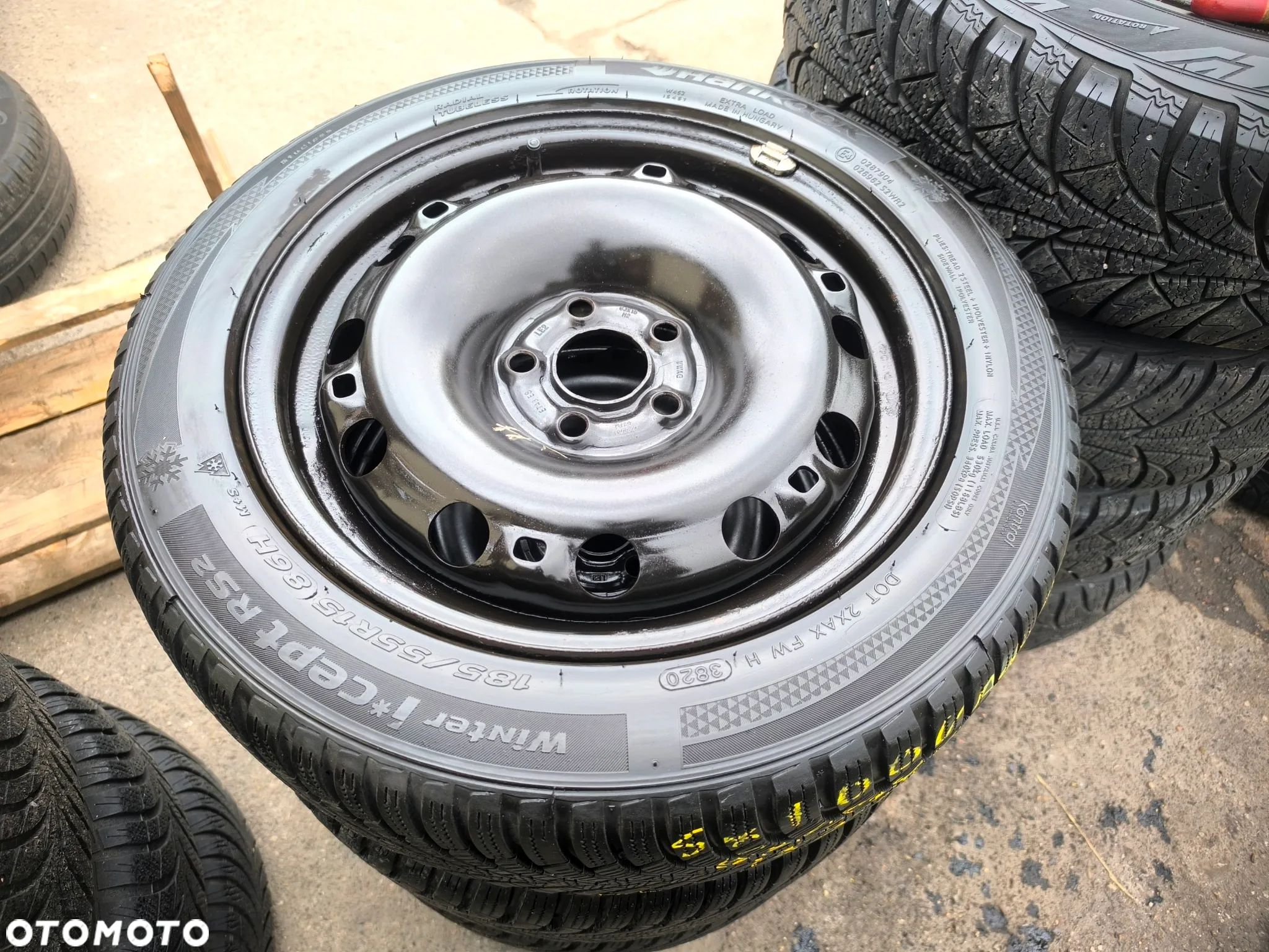 5x100 Felgi Stalowe Stal 15 Koła Zimowe Zima SKODA FABIA PRAKTIK ROOMSTER SEAT IBIZA CORDOBA VW FOX POLO 20r. Legnica ALU-RAD 185/55 6,5mm - 1