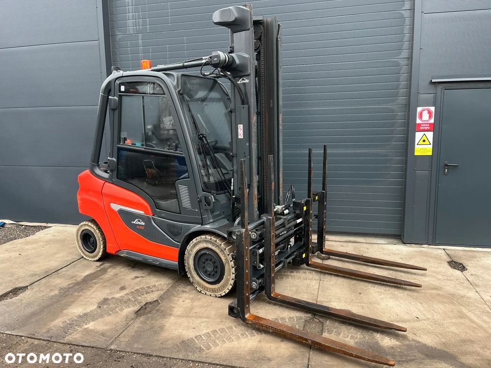 Linde H30 H25 H35 Paletyzer na 2 palety, pełna kabina 3000kg / wys. podn. 4,20m - 7