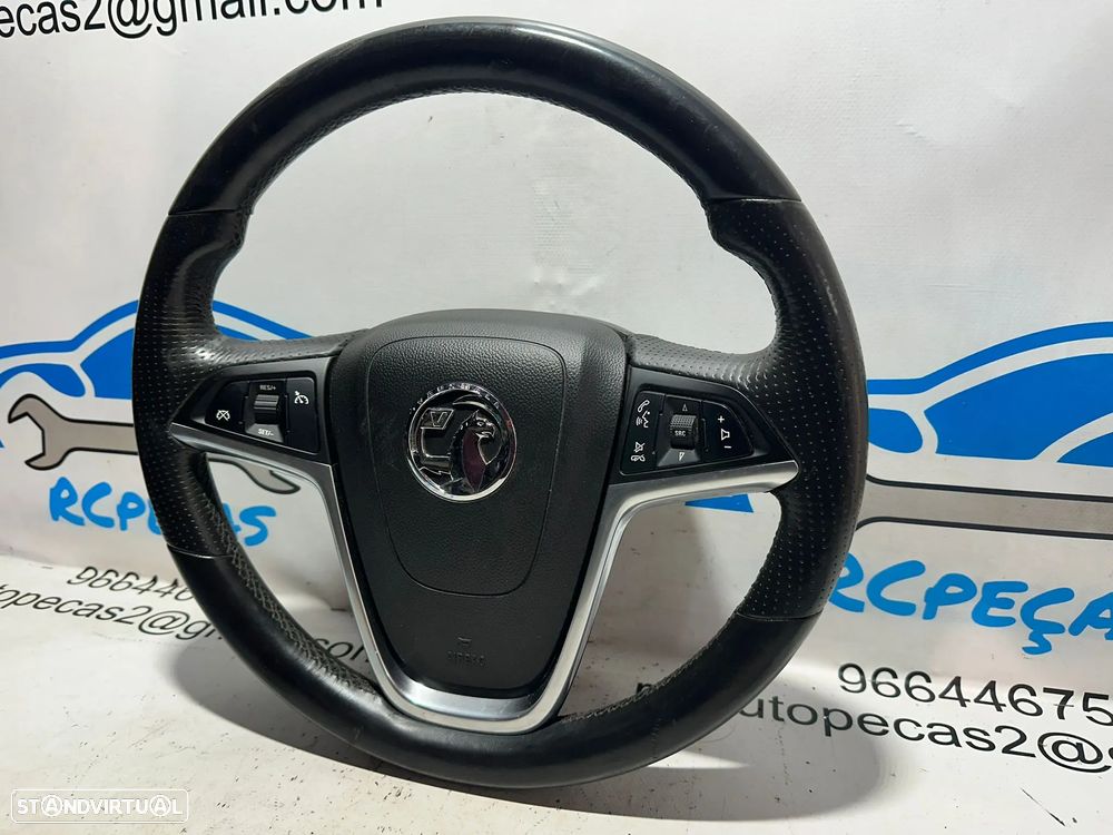 Volante Pele Perfurada Multifunções Botões GM Opel Insignia A G09 6099290 - 4